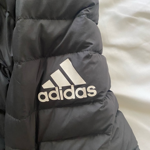 Adidas Mens Large Bomber Jacket. BLK. - Picture 2 of 3